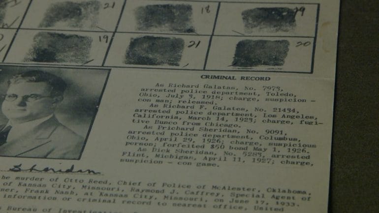Image of prison records