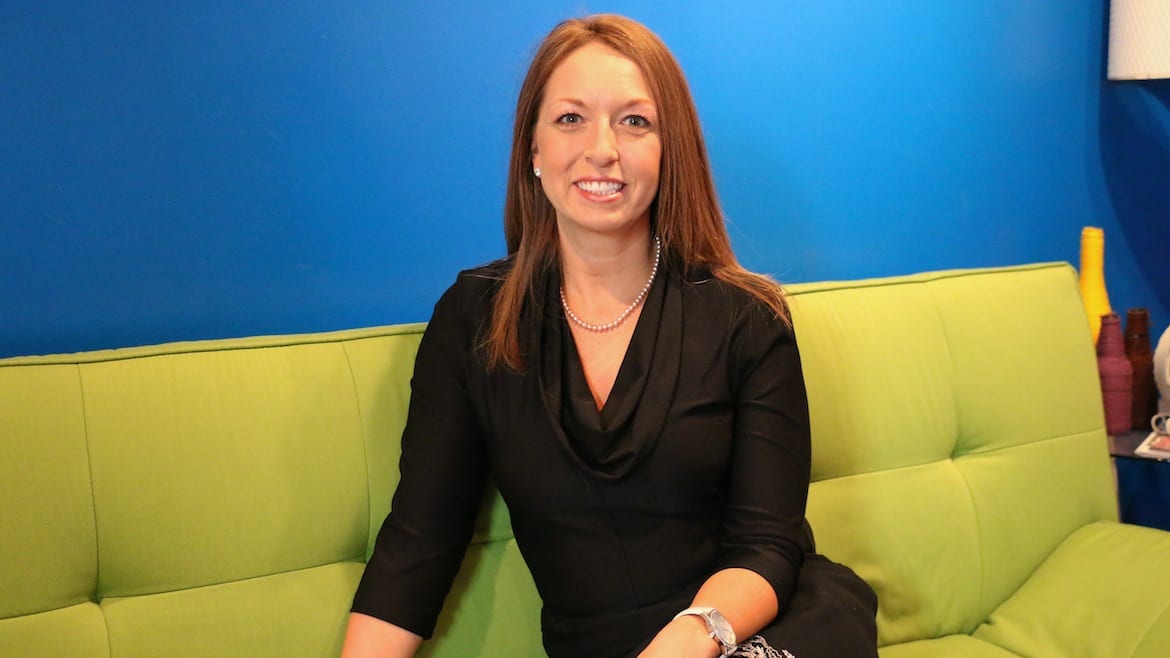 Rachel Hack Merlo in Google's Kansas City, Ks., Office.