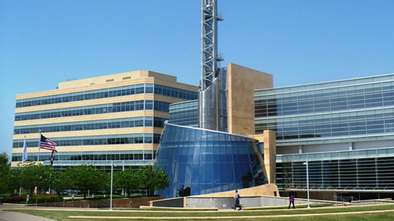 The former Cerner Corp. headquarters in North Kansas City.