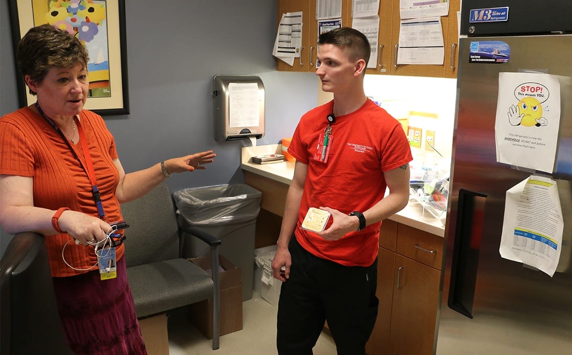 doctor and medical assistant in a clinic