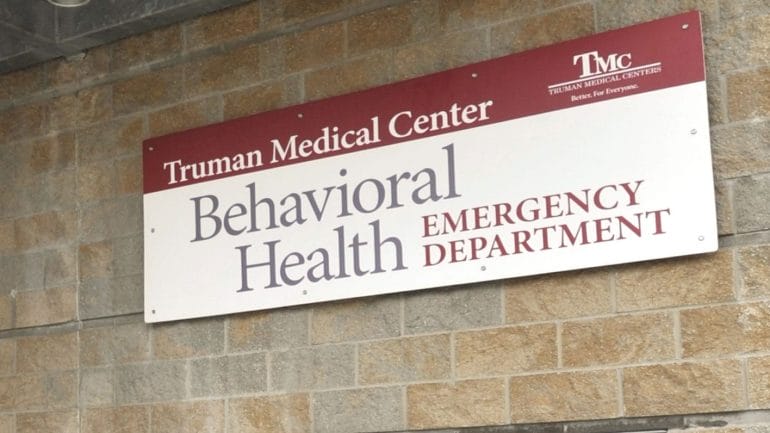 Entrance to the Truman Behavioral Health Emergency Department