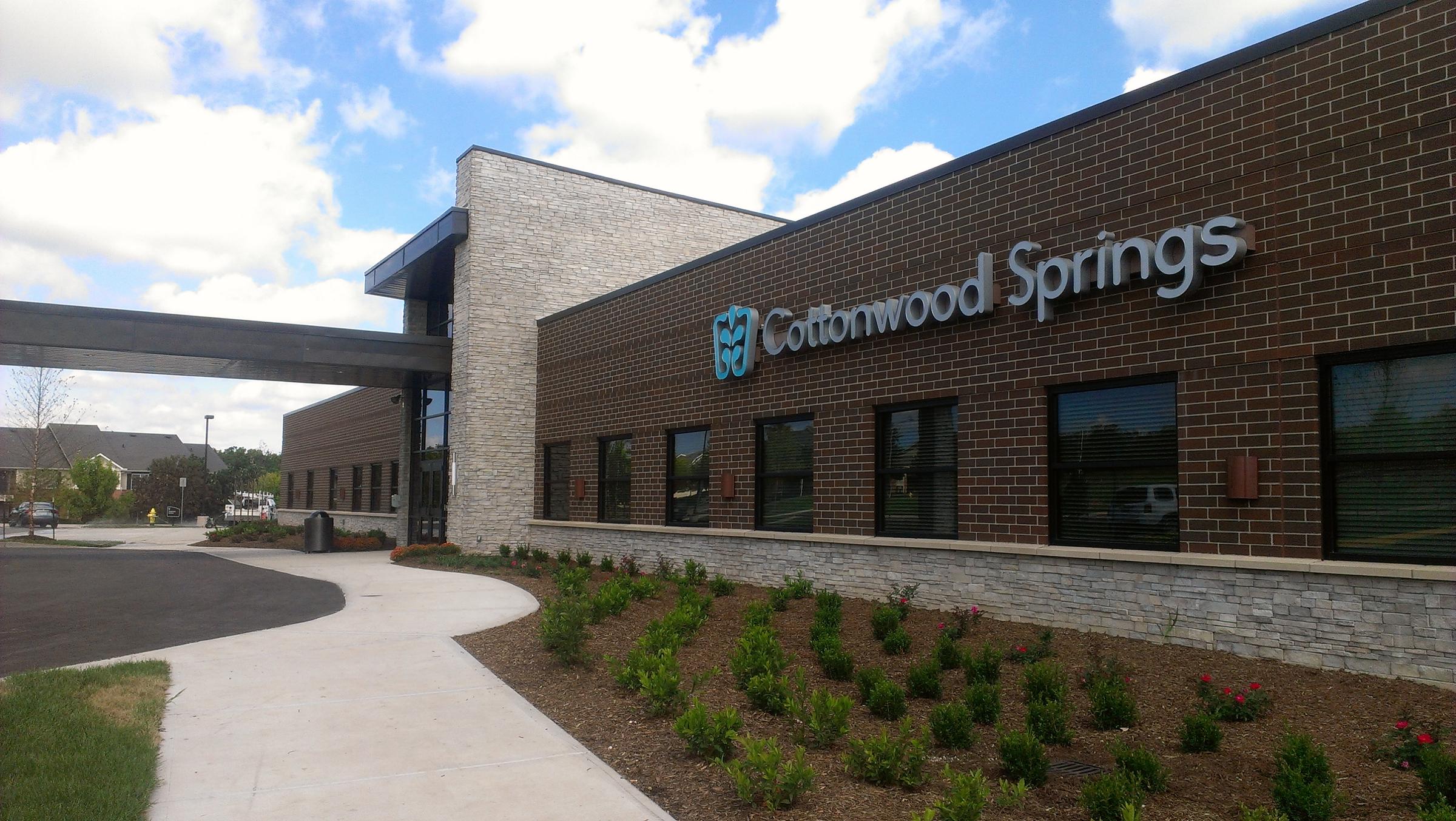 Cottonwood Springs Hospital, a 72-bed behavioral health facility, opens this week in Olathe. (Photo: Maria Carter | KCUR)