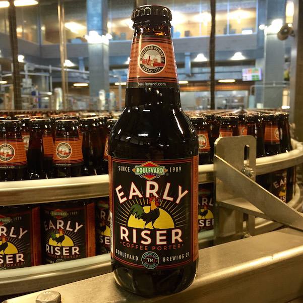 Early Riser, a collaborative coffee porter from Maps Coffee Roasters and Boulevard Brewing Company, is slated to be released in January. (Credit: Boulevard)