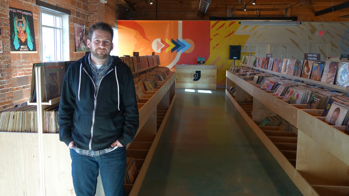 Christian Labeau, manager and buyer for Josey Records, says the vinyl market isn't as niche as it used to be. (Photo: Dan Calderon | Flatland)