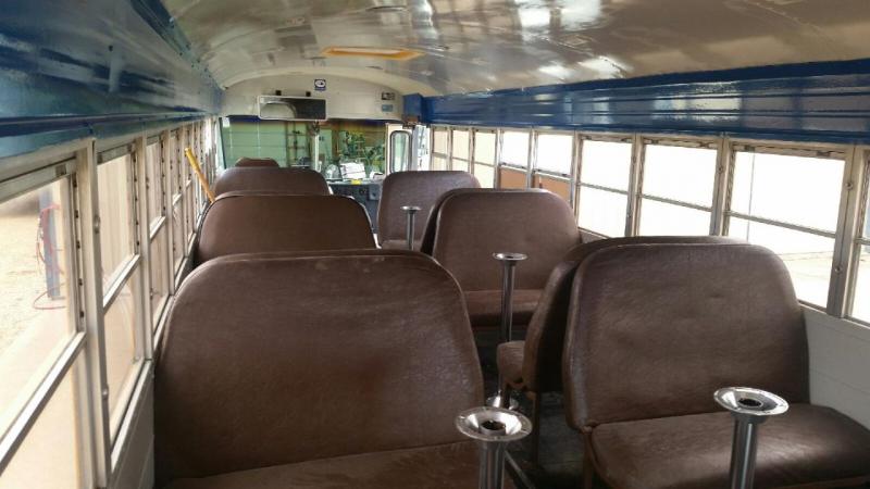 picture of inside of the bus