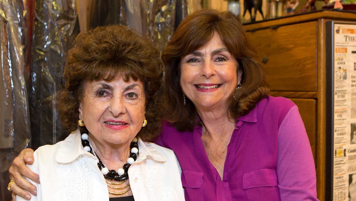 Holocause survivor Sonia Warshawski and Regina Kort