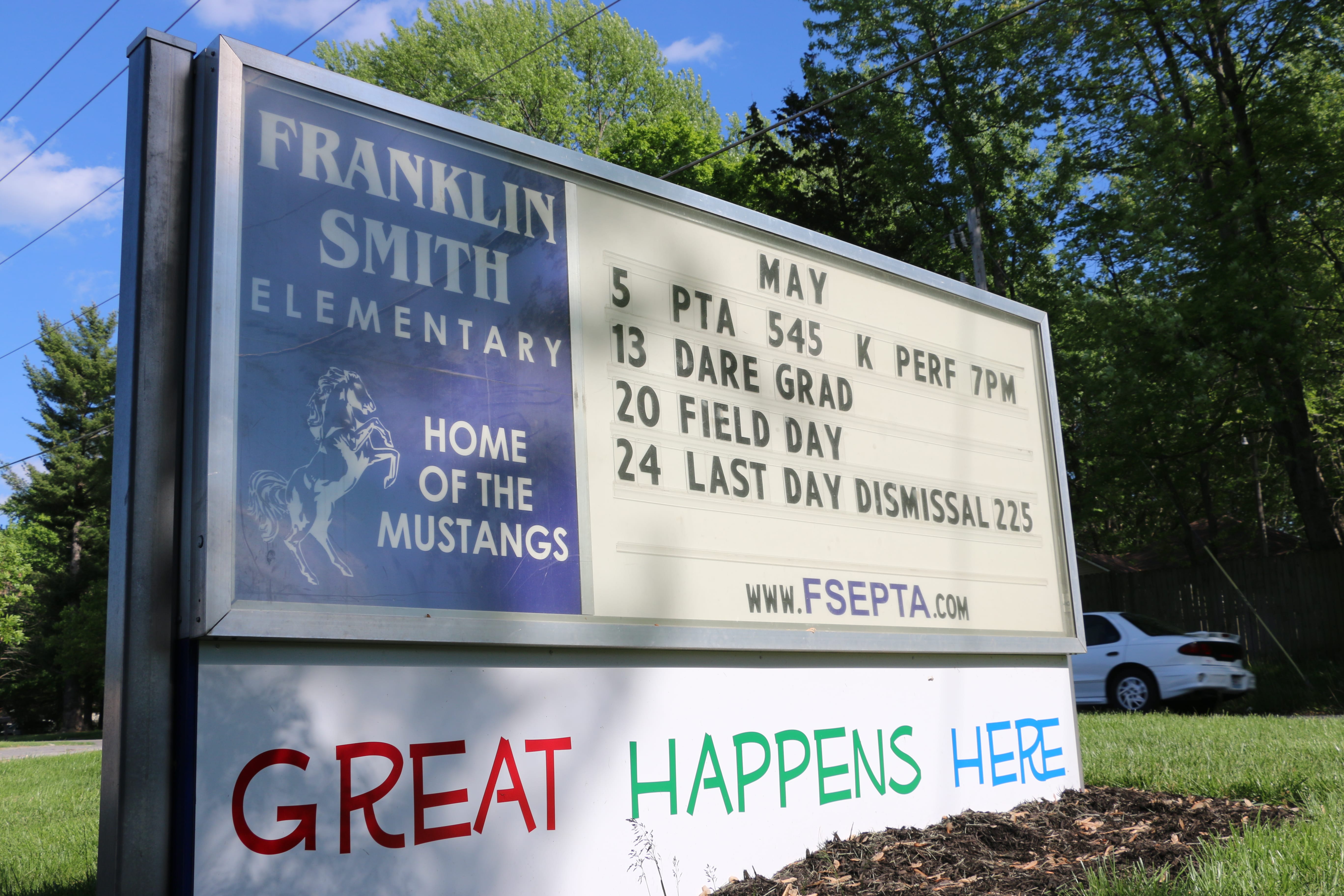 Franklin Smith school sign