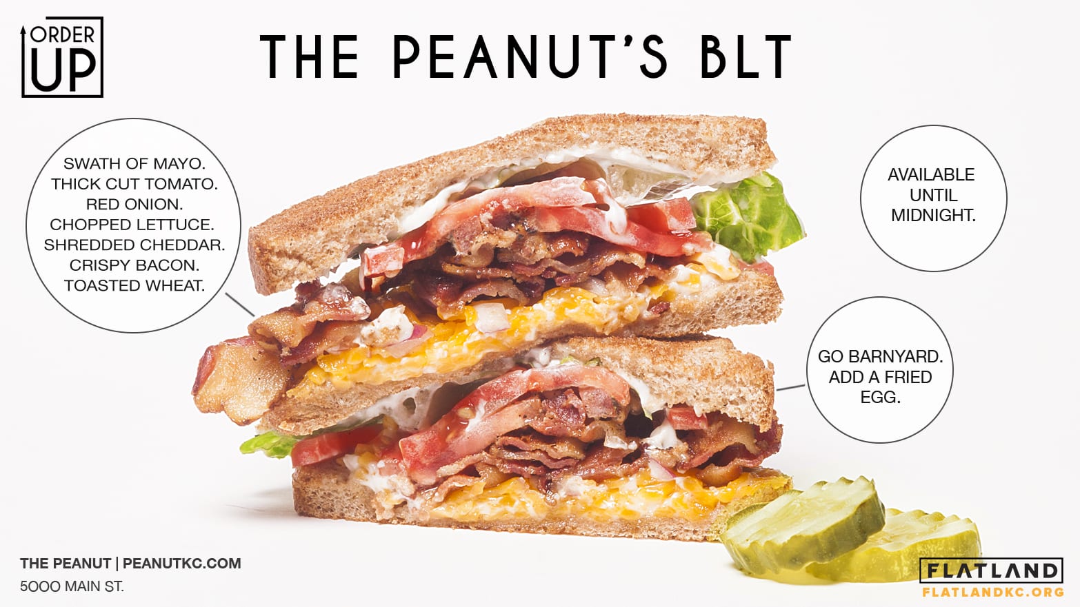 A picture of a BLT sandwich