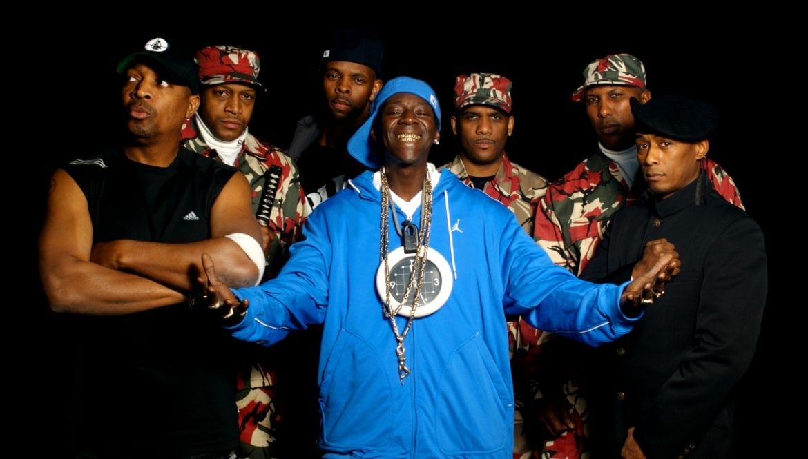 Photo of band Public Enemy.