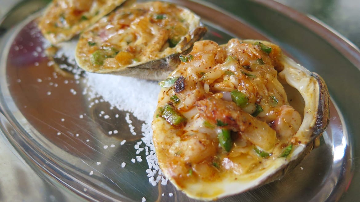 Baked Oysters.