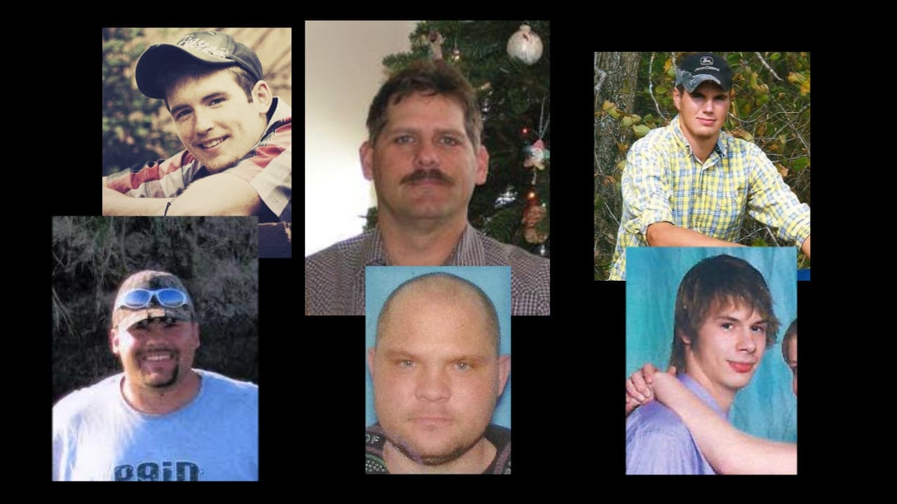 Six men who were victims of a grain elevator explosion