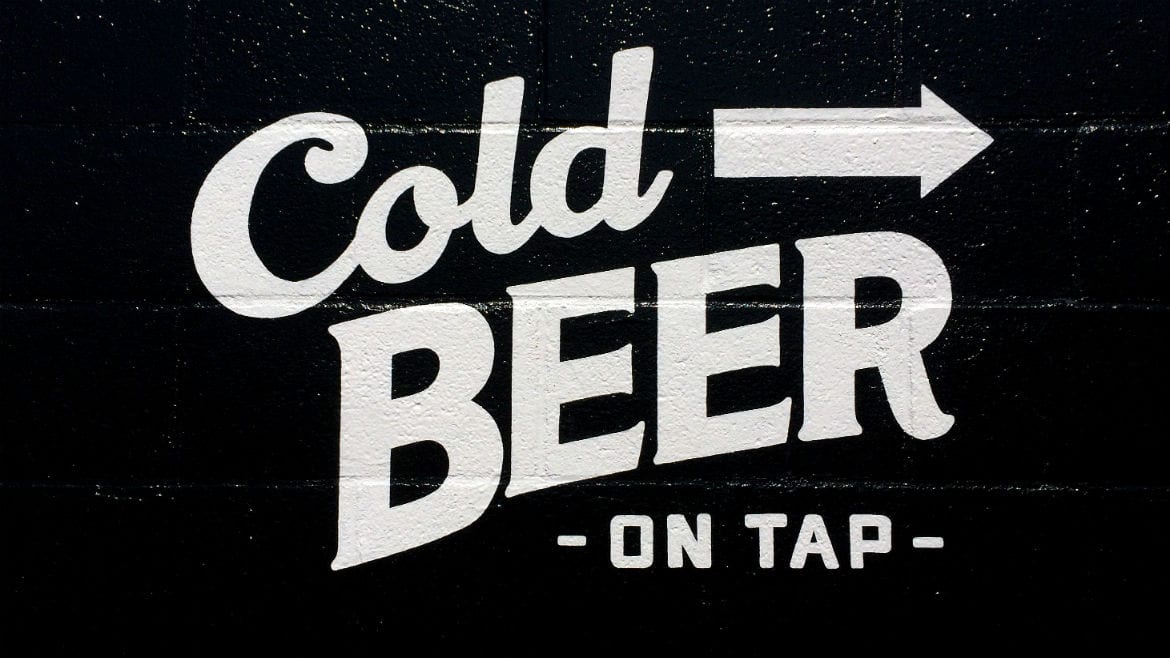 Cold Beer Sign