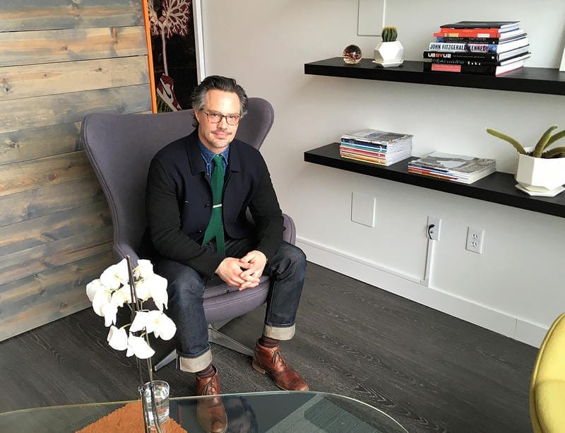 Damon Heybrock in his office