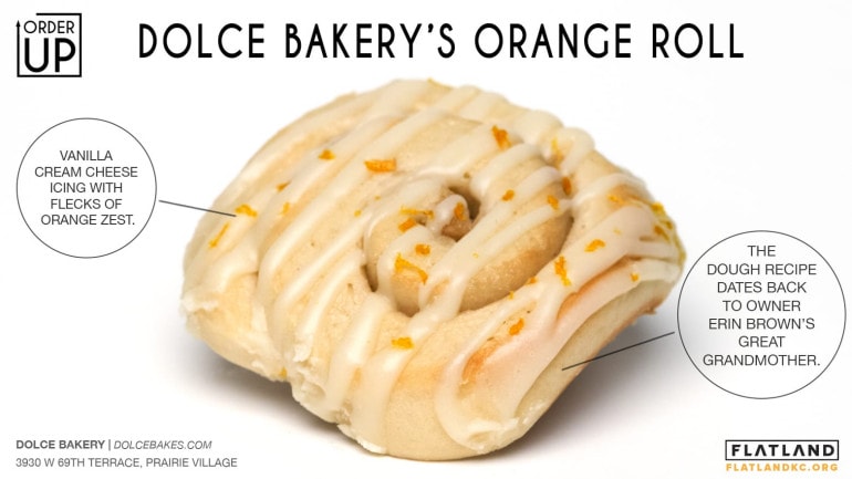 Dolce Bakery's Orange Roll