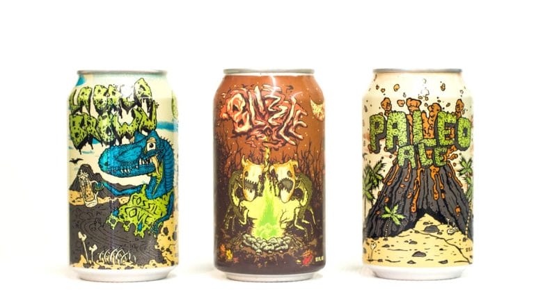 Fossil Cove Brewing Co. cans