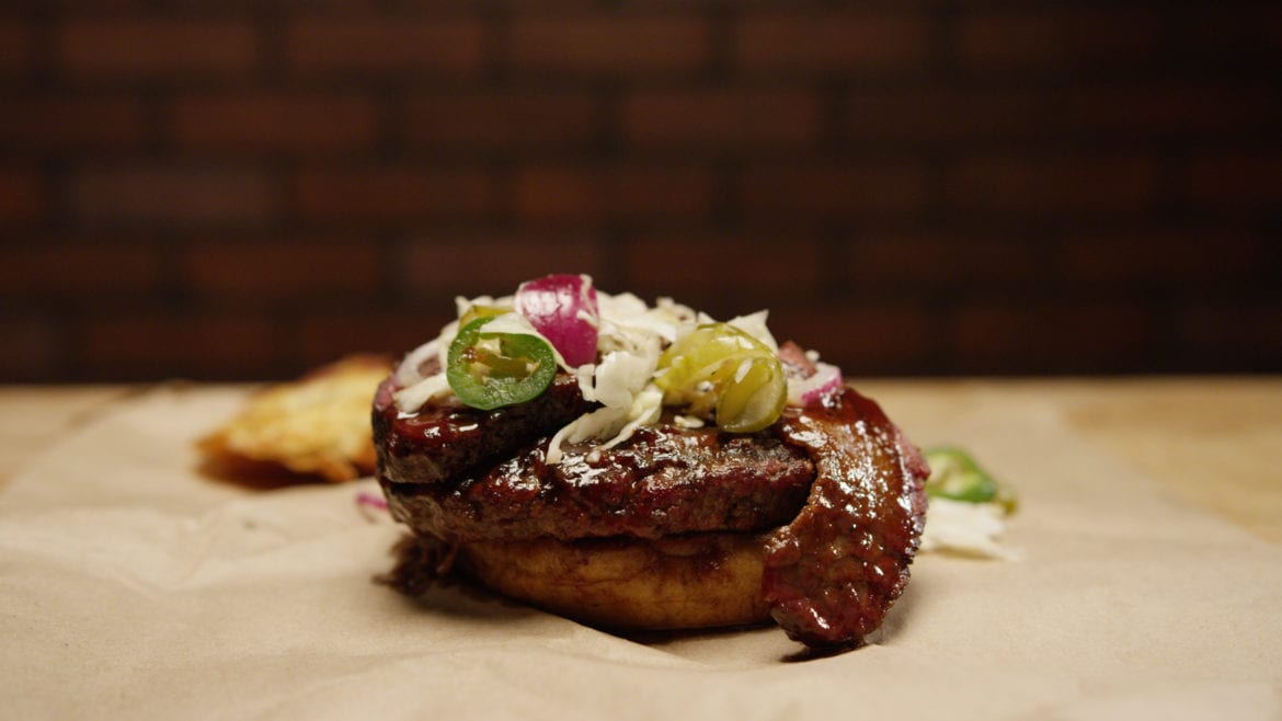 The Q39 Burnt End Brisket Burger