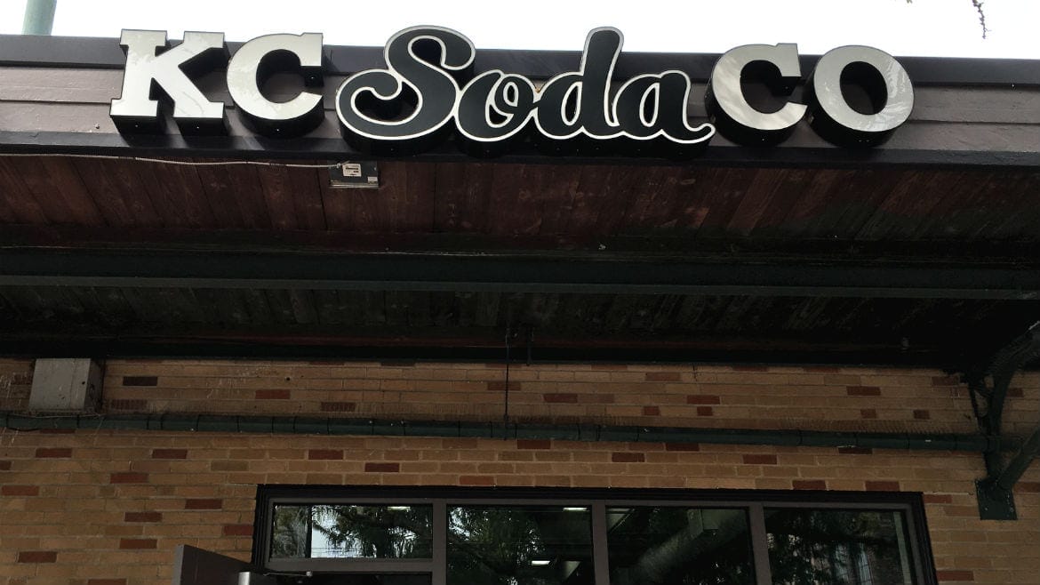 entrance to KC Soda Co.