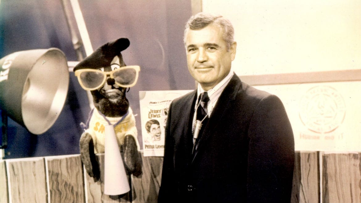 Smaky the Seal and Ted Llewellyn.