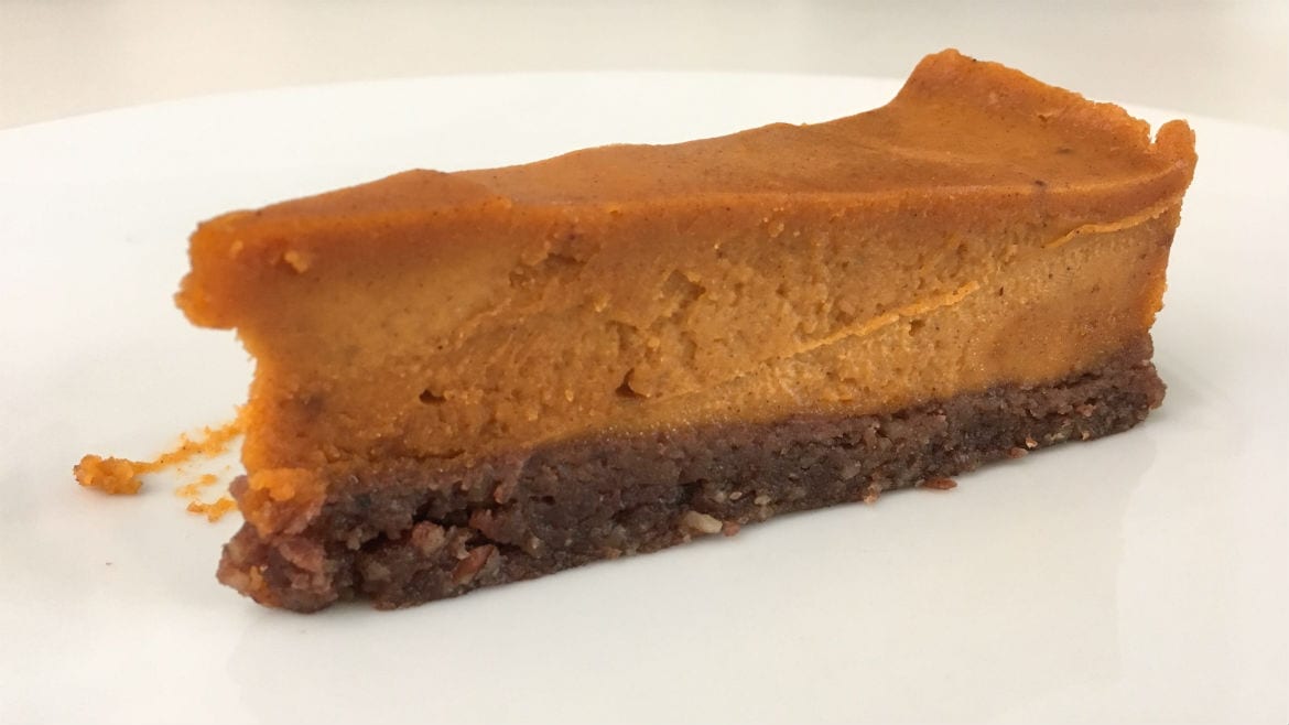 Songbird's pumpkin cheesecake