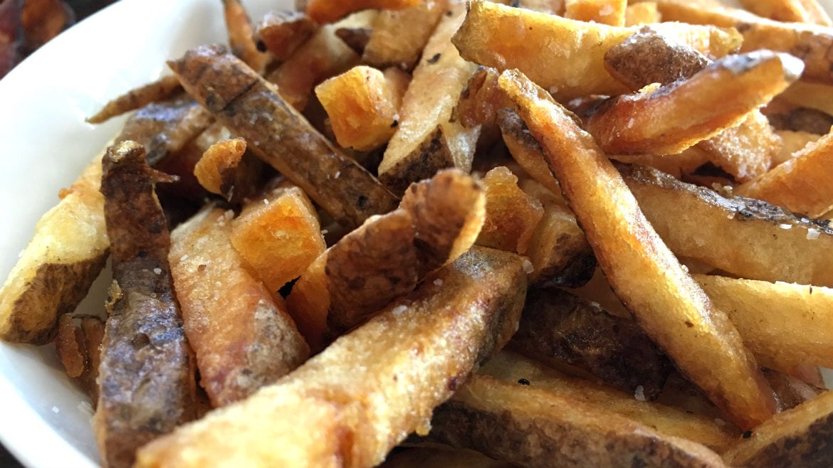 hand-cut fries.