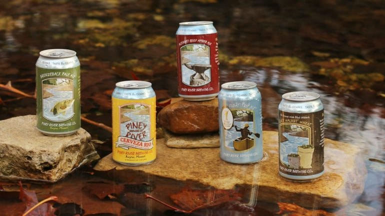 Piney River Brewing Co. cans