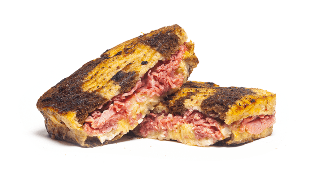 a Reuben sandwich