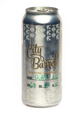 City Barrel will package beers in four-packs of 16-ounce cans. 