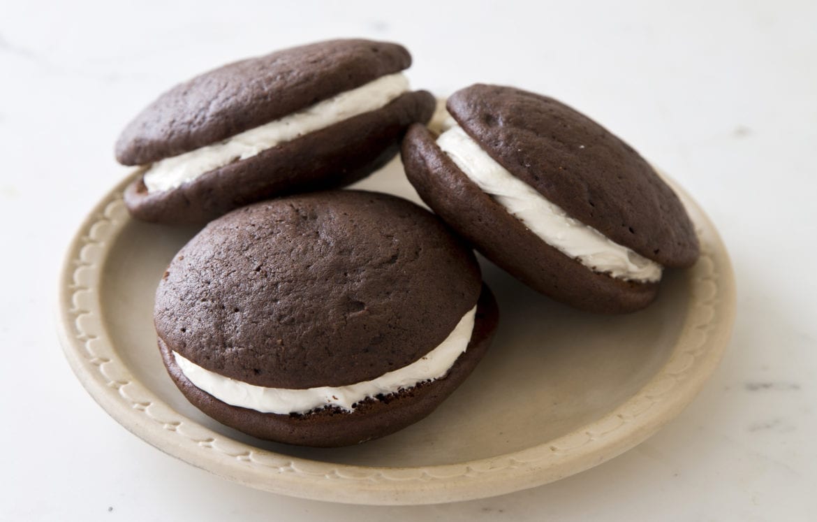This recipe for whoopie pies pies appears in the cookbook “The Perfect Cookie.”