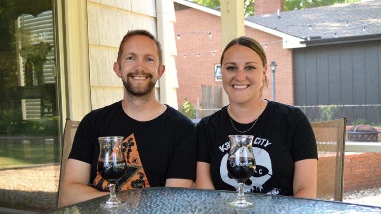 Carl (left) and Julie Hinchey are the husband-and-wife duo behind Black Labs Craft Meadery, which will debut two kinds of mead at Brew Lab later this month