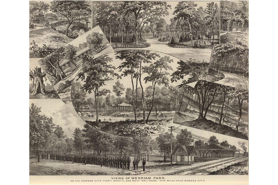 Views of Merriam Park in 1887