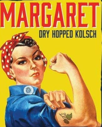 Odell Margaret, a late-addition hopped Kolsch. I attached an image for the beer, as well. 