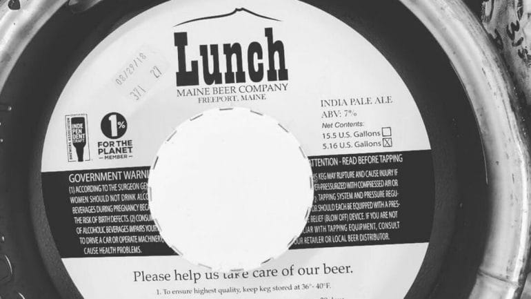 Maine Beer Co.'s Lunch