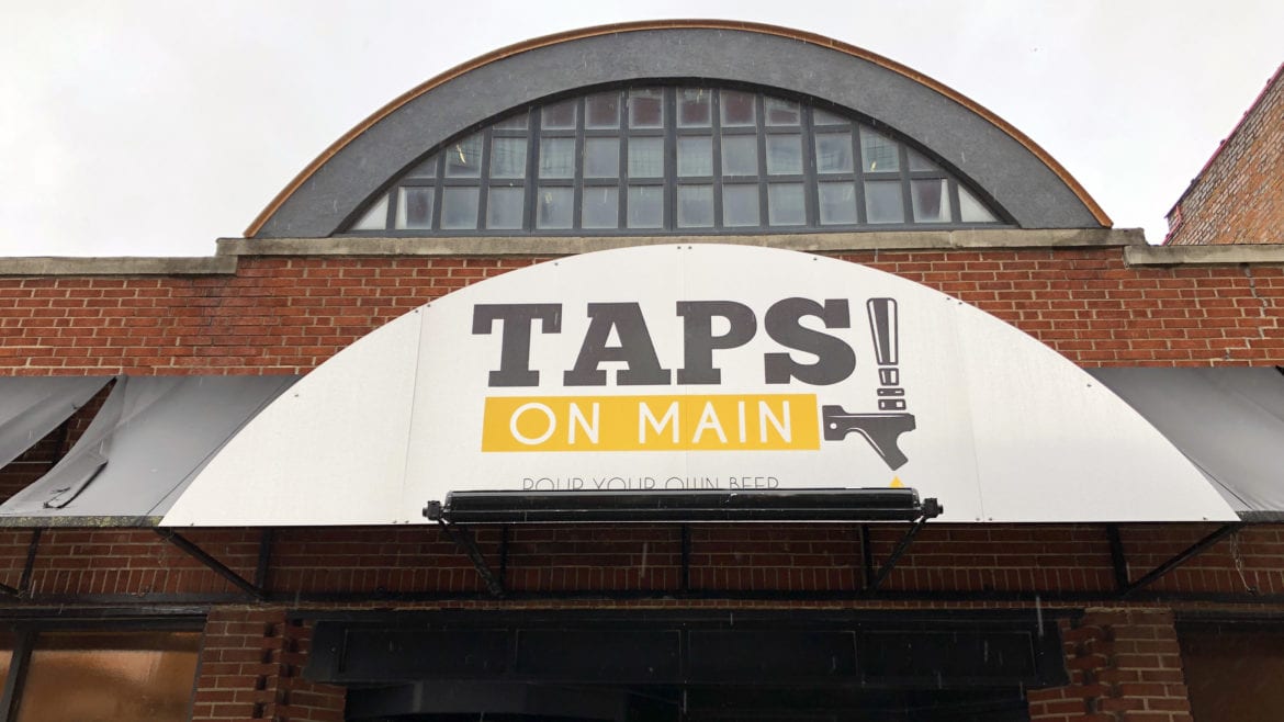 Taps on Main, a self-serve beer bar.