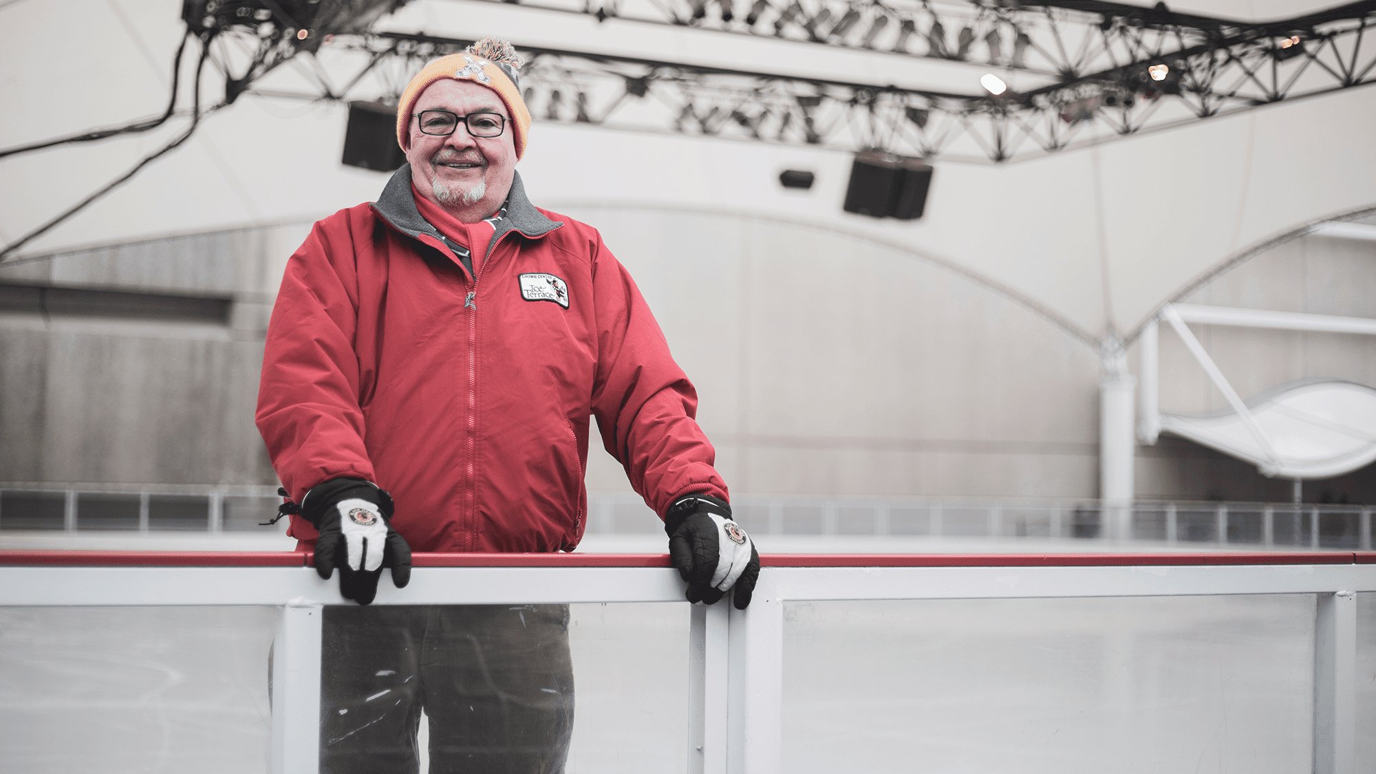 Crown Center ice rink attendant Joe Lynch
