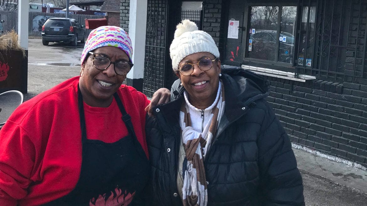 Deborah Jones (right) and her sister-sidekick-business partner Mary Jones Mosley