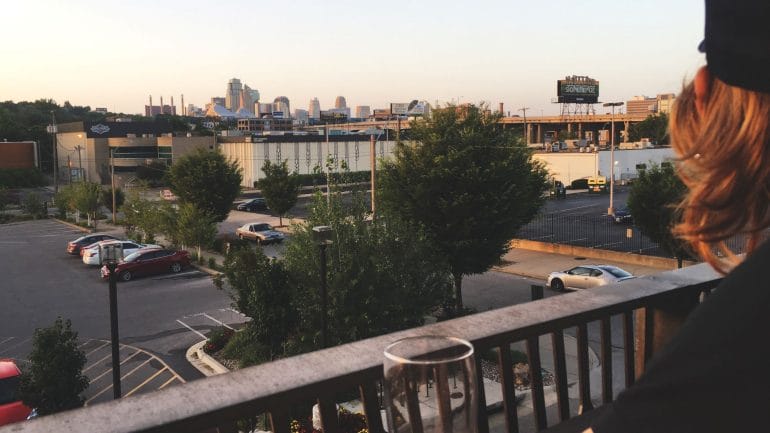 The view of downtown from Boulevard Brewing Co. part of a fundraising event for Operation Breakthrough this Sunday.