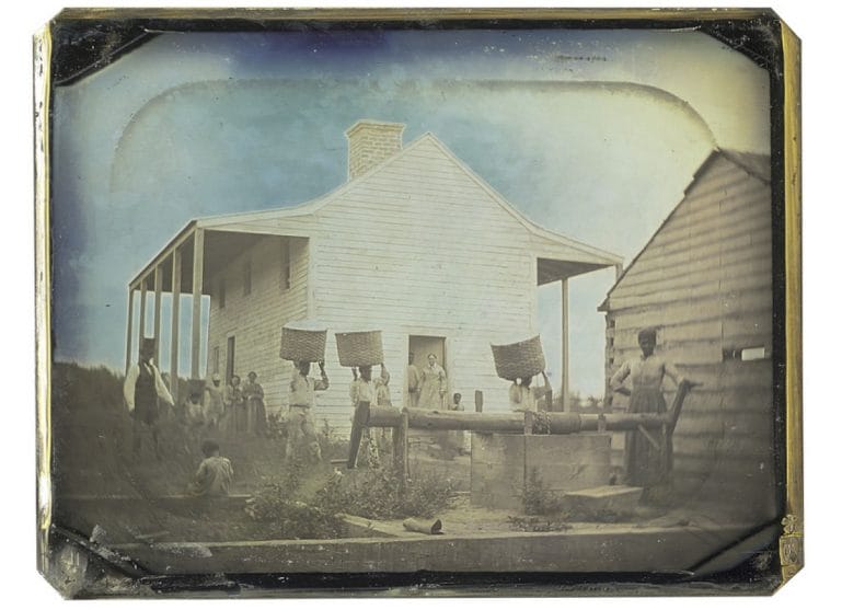 The Hall Family Foundation has given the Nelson-Atkins Museum of Art what may be the earliest photographic image of slavery in America.