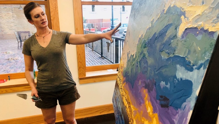 Vanessa Lacy is a painter and gallery owner