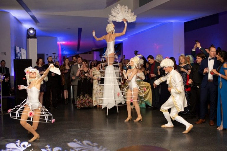 Performers dance at Party Arty 2019.