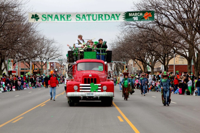 North Kansas City hosts the Annual Snake Saturday Parade