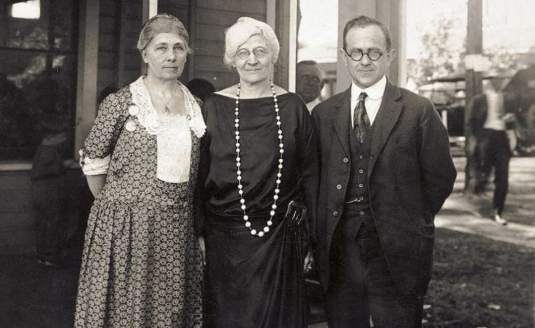 Florence Brown Sherbon with American Eugenics Society colleagues