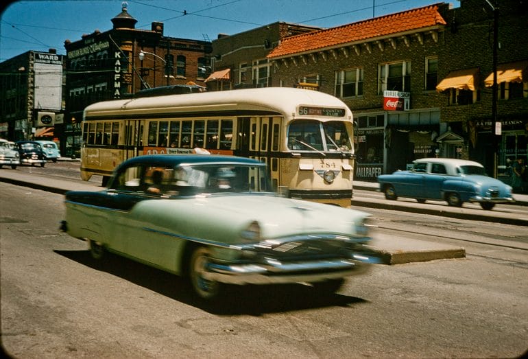 KC Streetcar in the 1950s