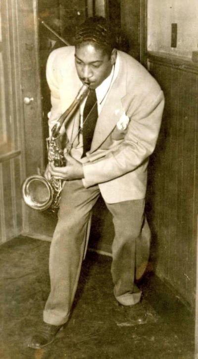 Hal Singer, who escaped from the 1921 Tulsa Race Massacre to Kansas City, later became a jazz star. Here he is playing in Baltimore in 1947. 