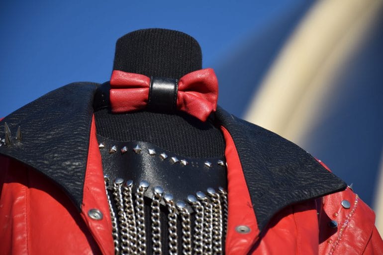Red Jacket costume detail