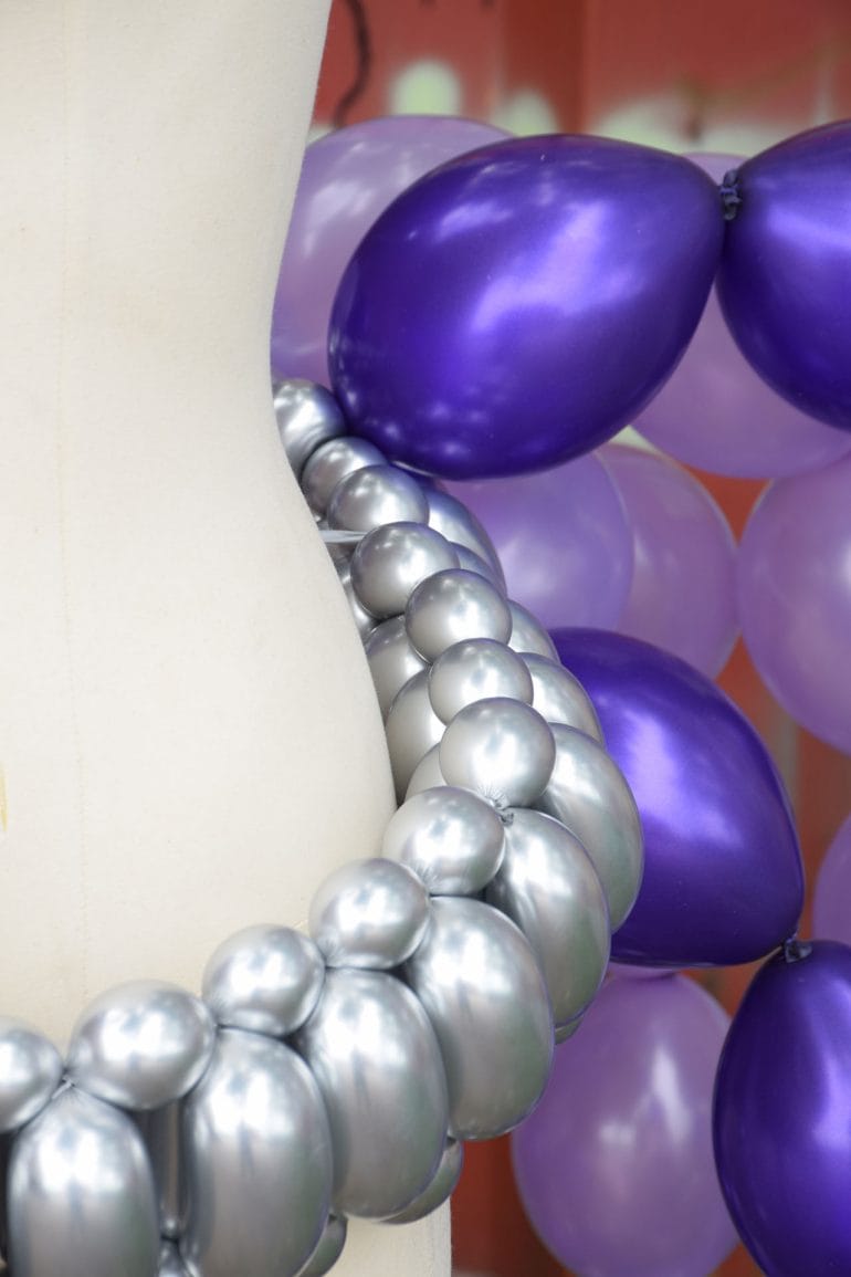 Purple Balloon Belt detail