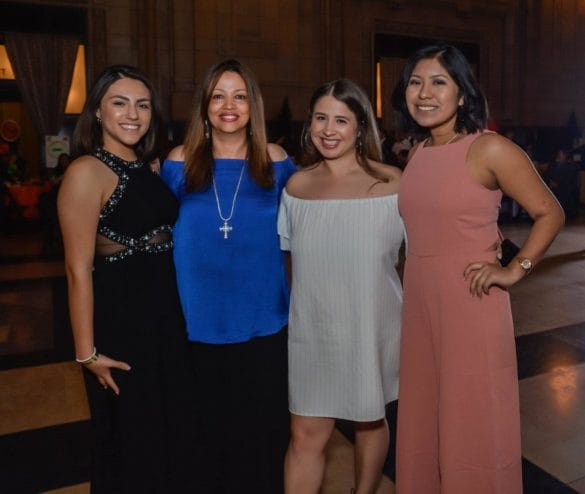 Amarilis Valdez-Dempsey (second from left) has dedicated the past 15 years to Kansas City youth mentorship.
