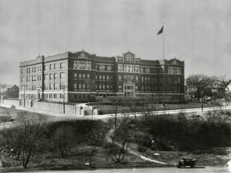 Westport High School in 1910