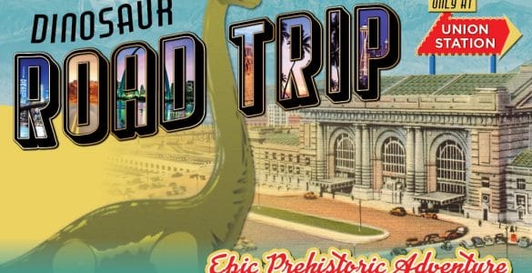 Dinosaur Road Trip post card. 