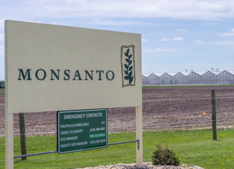 A Monsanto facility in Jerseyville, Illinois