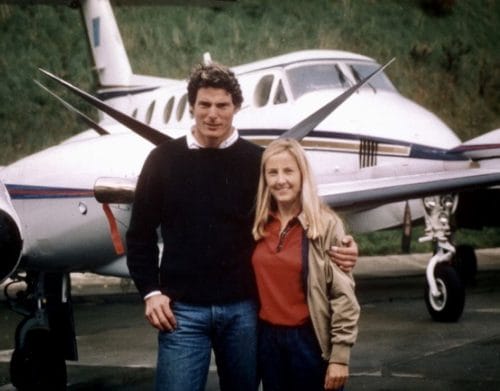 Michele Stauffer sold several planes to and for Christopher Reeve before his horseback-riding accident in 1995.